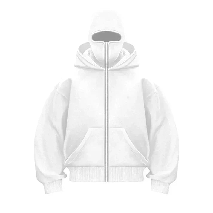 Bluza z kapturem w maskę